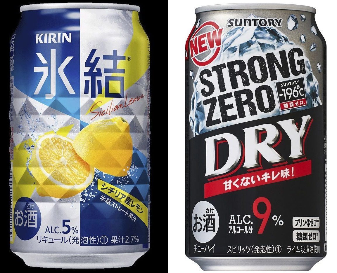 酒 缶チューハイ キリン 氷結 が首位譲る サントリー ストロングゼロ 196 がトップに ベア速